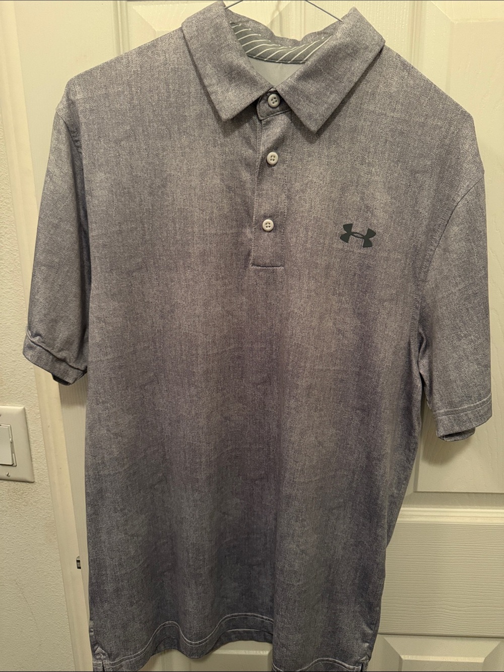Under Armour Men’s Heathered Gray Polo Shirt